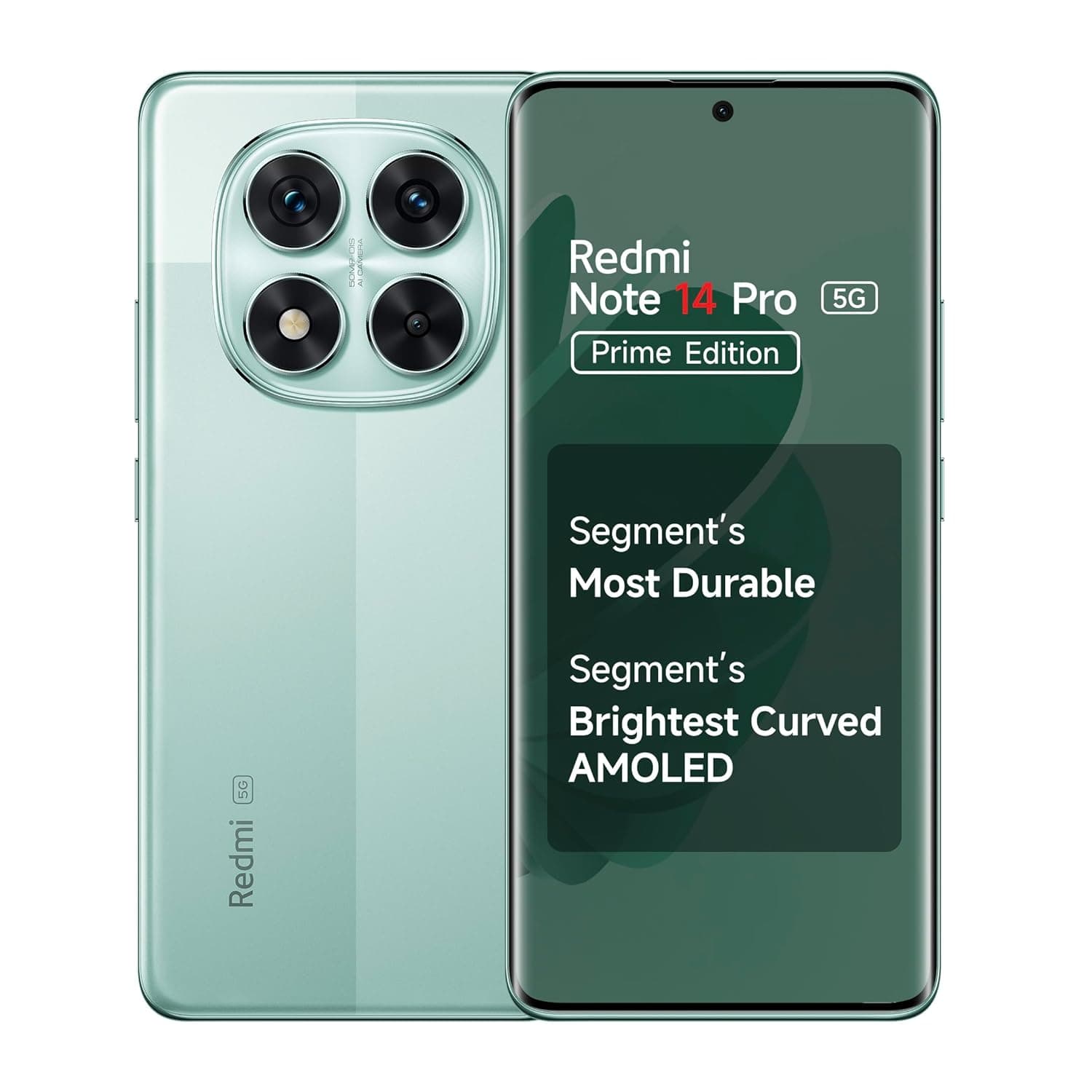 Redmi Note 14 Pro 5G Prime Edition (Ivy Green, 8GB RAM, 128GB Storage)